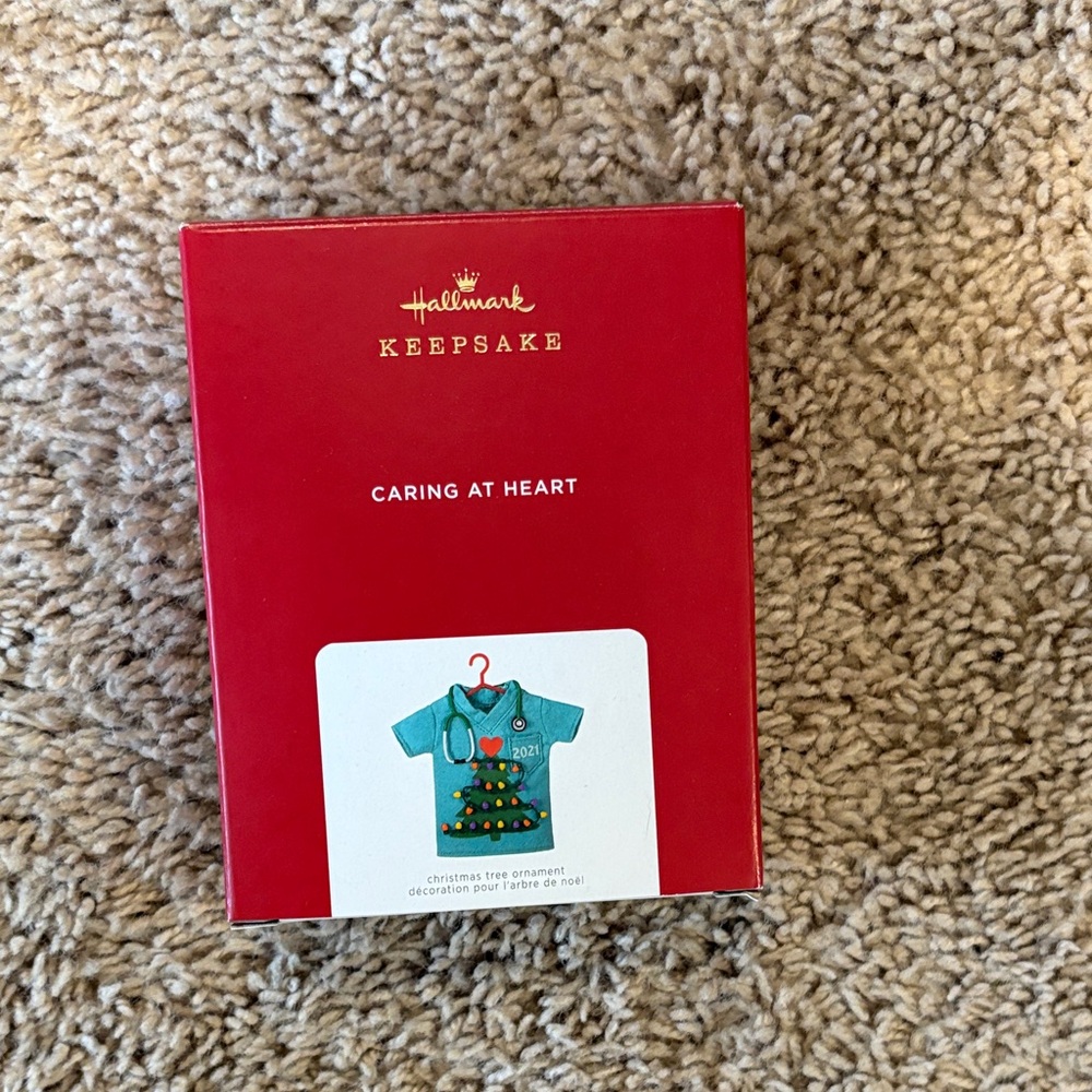 Hallmark Keepsake Caring at Heart Scrub Top Ornament